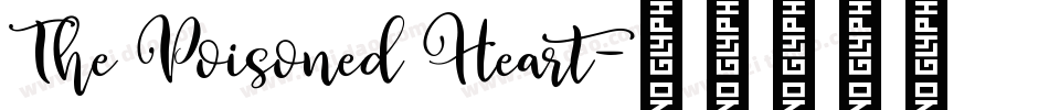The Poisoned Heart字体转换